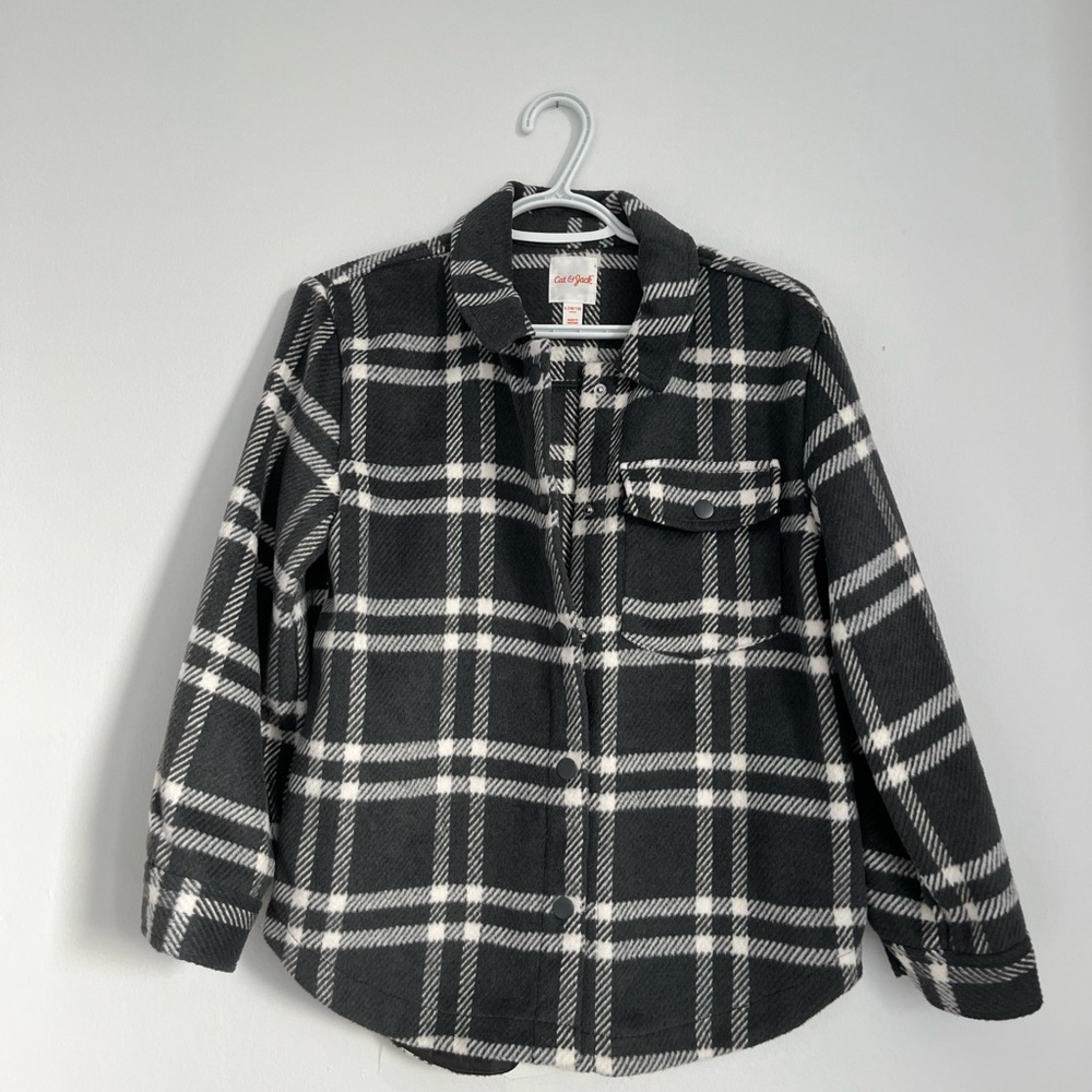 Cat & Jack (Target) Fleece Plaid Shacket Women’s XS (Kids Size L)